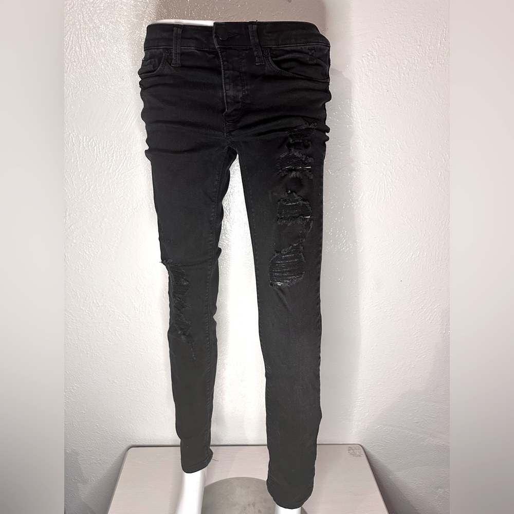 Mudd Black ripped jeans sz 7